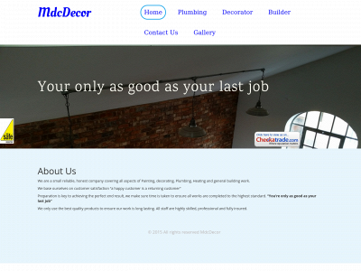 mdcdecor.co.uk snapshot