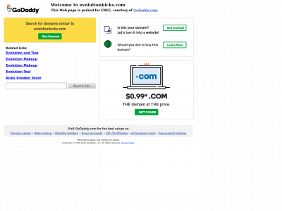 evolutionkicks.com snapshot