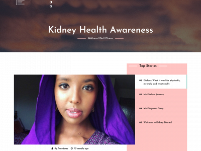 kidneydiaries.com snapshot