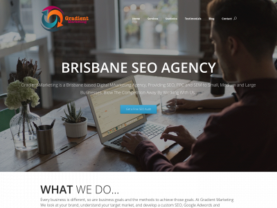 www.gradientmarketing.net snapshot