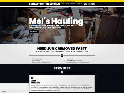 melshauling.com snapshot
