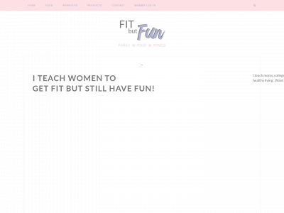 fitbutfun.com snapshot