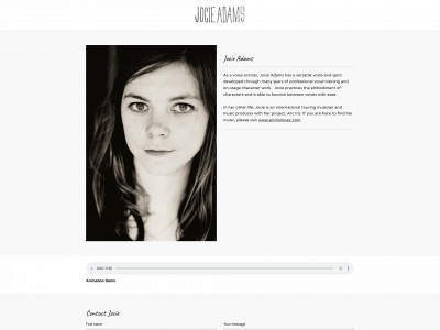 jocieadams.com snapshot