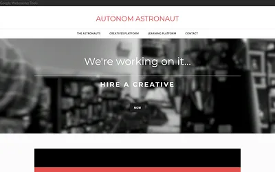 www.autonomastronaut.space snapshot
