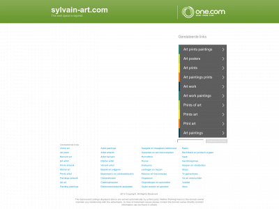 sylvain-art.com snapshot