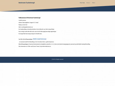 sentrumfysioterapi.no snapshot