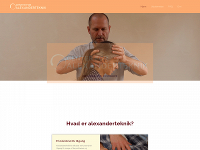 alexanderteknik.dk snapshot