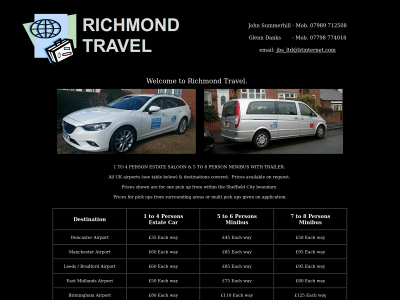 richmond-travel.co.uk snapshot
