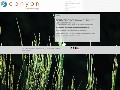 thecanyon.ca snapshot