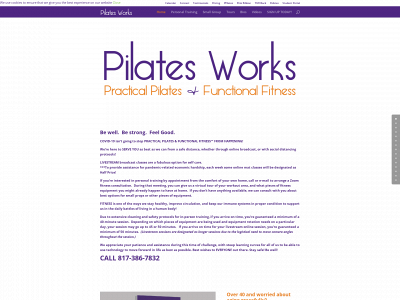 pilates.works snapshot