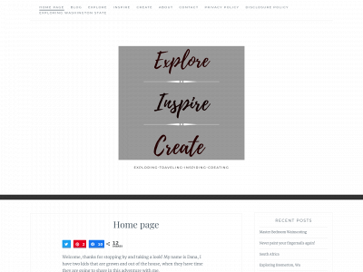 exploreinspirecreate.com snapshot