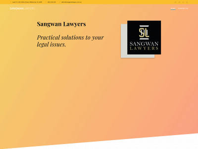 sangwanlawyers.com snapshot