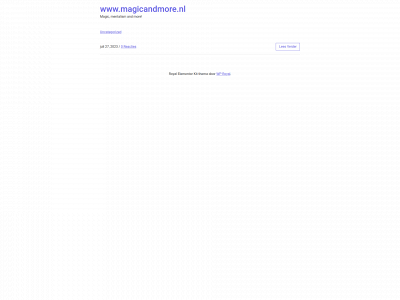 magicandmore.nl snapshot