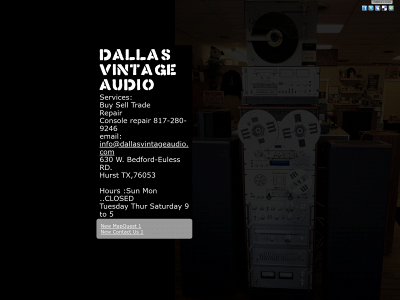 dallasvintageaudio.com snapshot