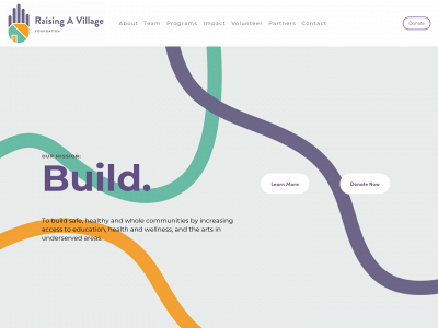 raisingavillage.org snapshot