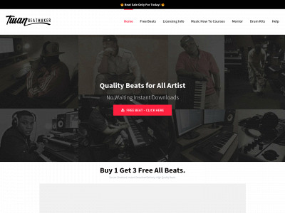 twanbeatmaker.com snapshot