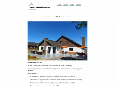 trendyvakantiehuis.be snapshot