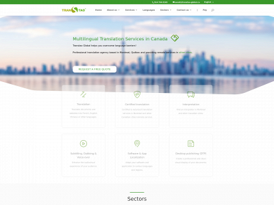 transtao-global.ca snapshot