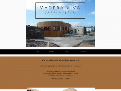 maderavivacarpinteria.com snapshot