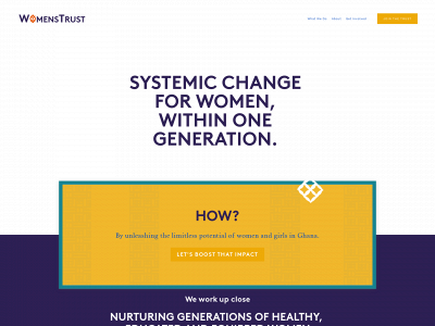 womenstrust.org snapshot