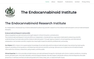 endocannabinoidinstitute.org snapshot
