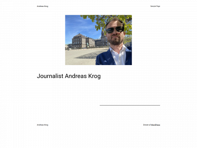 andreaskrog.dk snapshot