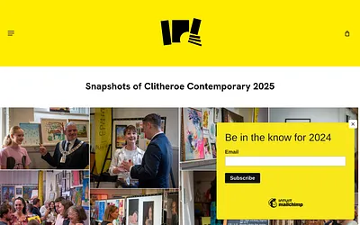 clitheroecontemporary.co.uk snapshot