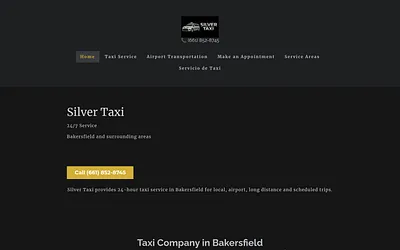 www.silvercabofbakersfield.com snapshot