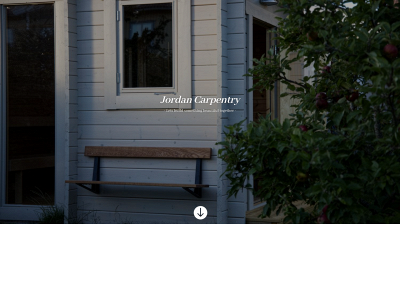 jordancarpentry.ch snapshot