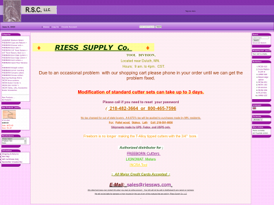 riessws.com snapshot