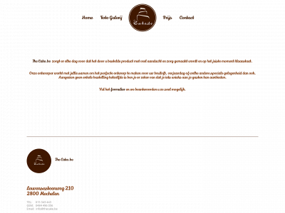 thecake.be snapshot