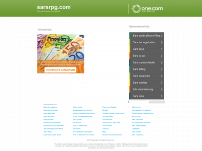 sarsrpg.com snapshot