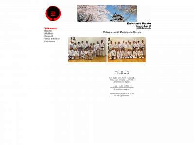karlslundekarate.dk snapshot
