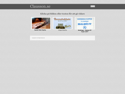 clausson.se snapshot