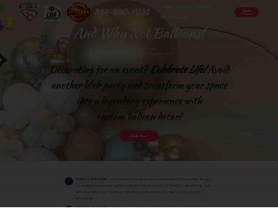 andwhynotballoons.com snapshot
