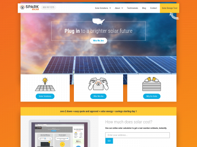 sparksolar.us snapshot