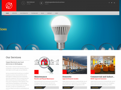 www.urgentelectrical.services snapshot