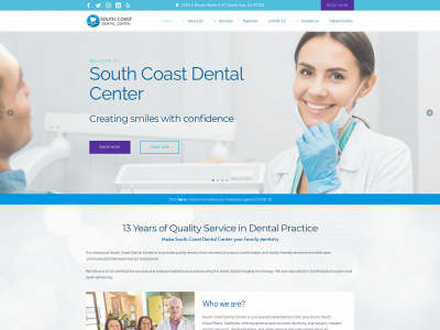 southcoastdentalcenter.com snapshot