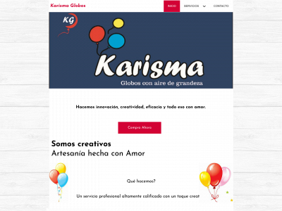 karismaglobos.com snapshot