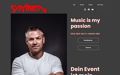 caymen-music.de snapshot