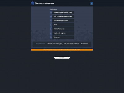 theresourcefulcoder.com snapshot