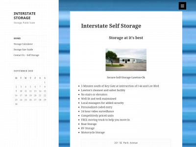 interstatestorage.website snapshot