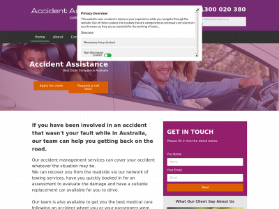 accidentassistance.co snapshot