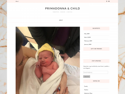 primadonnaandchild.com snapshot