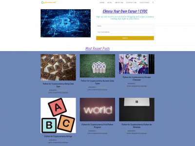 cryptocurrworld.com snapshot