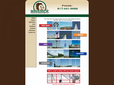 maverickpoles.com snapshot