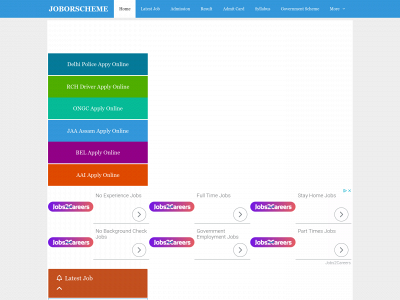 joborscheme.in snapshot