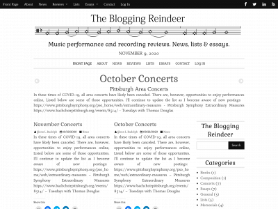 thebloggingreindeer.com snapshot