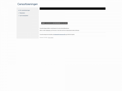 censorforeningen.dk snapshot