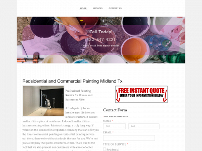 www.paintingofmidland.com snapshot